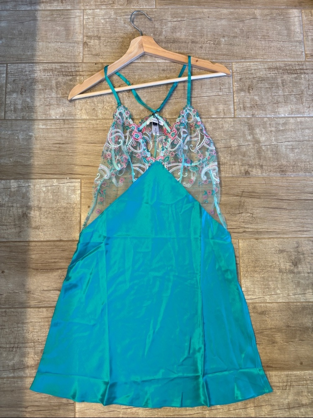 Cosabella Sanika Italian nightie in "Addy Green" size small – NWT
